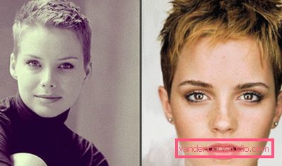 Sammenligning av haircuts boksing og semi-bokser for jenter