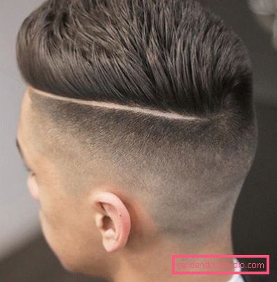Undercut haircut mannlig teknologi