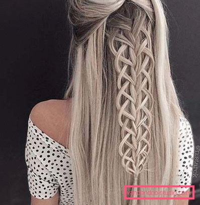 Openwork fransk flette