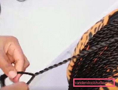 senegalese flettene trinnvis instruksjoner