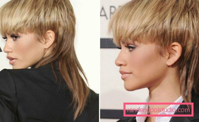 Gavrosh haircut for medium lengde hår