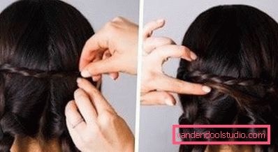 Braid på medium hår steg for steg bilder Gjør hår med fletninger på middels hår