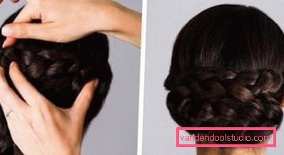 Braid på medium hår steg for steg bilder Gjør hår med fletninger på middels hår