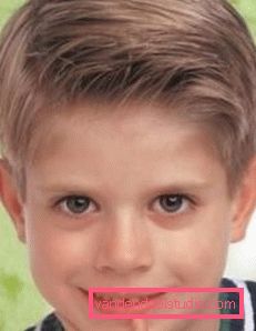 Kort hårklipp for gutter 6-7 år Barnas hårklipp for grunnskole gutter