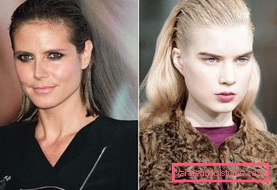 Heidi Klum og blond modell Heidi Klum og blond modell