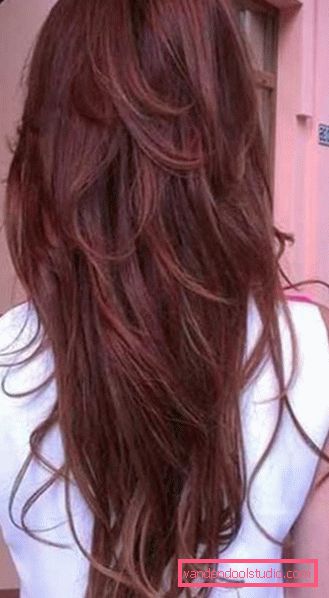 Frisk hale for lang hår Spektakulær haircut fox tail på lang og middels hår