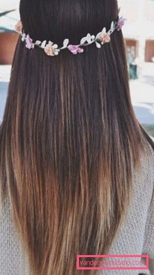 Foxtail hårklipp Spektakulær haircut fox tail på lang og middels hår
