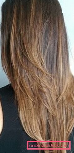 Frisk hale for lang hår Spektakulær haircut fox tail på lang og middels hår