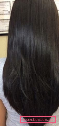 Frisk hale for lang hår Spektakulær haircut fox tail på lang og middels hår