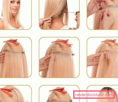 Tape hair extensions Kaldhårsproduksjonsteknologi, topp 6
