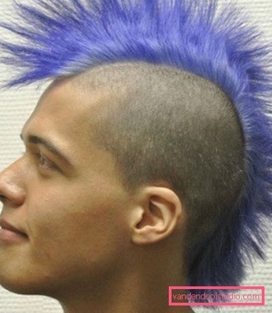 Mohawk frisyre Mohawk - frisyre for menn og kvinner