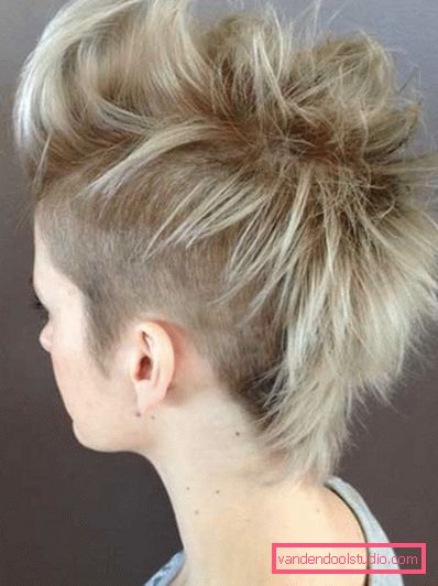 Mohawk frisyre Mohawk - frisyre for menn og kvinner