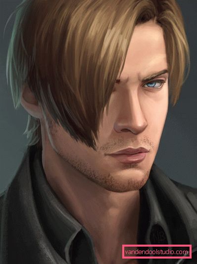 Hva heter Leon Kennedy's frisyre