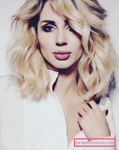 Hvordan lage hår som Svetlana Loboda