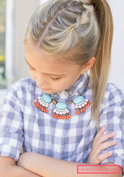 frisyrer til skolen gjør det selv Hvordan lage en hårklipp til skolen med egne hender - Enkel styling for tenåringsjenter på 5 minutter