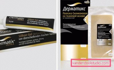 Dermatix i form av gel og bandasjer Dermatix i form av gel og bandasjer