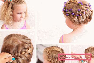 Hvordan flette en jentes pigtails for lenge