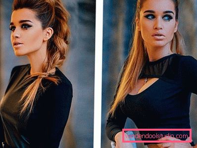 Hva er hårklippet nå Xenia Borodina - foto styling presentatør
