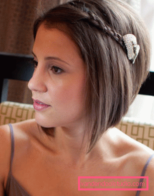 Frisyrer til hårklipp med fletninger Hvilke frisyrer du kan gjøre for en bob haircut