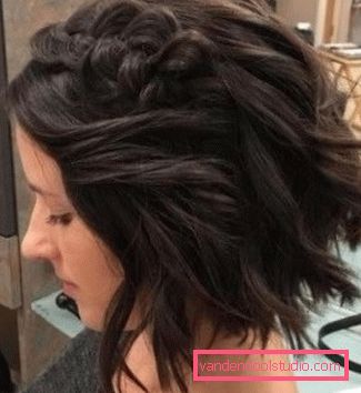 Frisyrer til hårklipp med fletninger Hvilke frisyrer du kan gjøre for en bob haircut