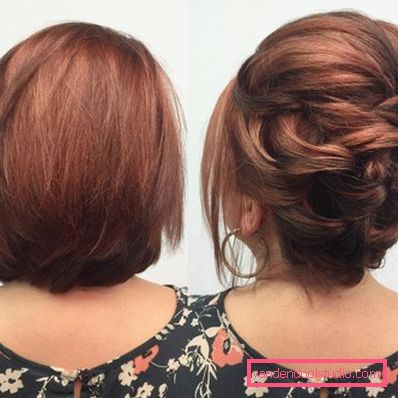 Kvelds frisyre Hvilke frisyrer du kan gjøre for en bob haircut
