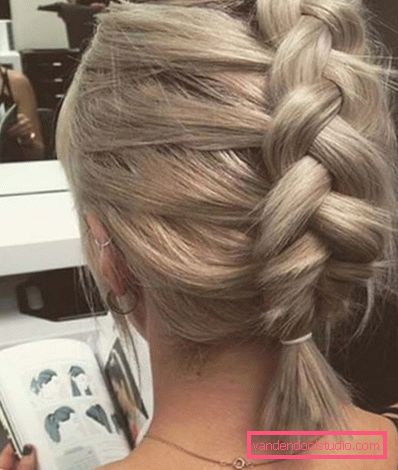 Frisyrer til hårklipp med fletninger Hvilke frisyrer du kan gjøre for en bob haircut