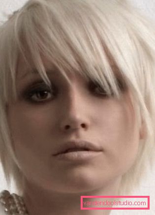 Kort hårklipp på tynt hår som ikke krever styling Korte hårklipp for tynt hår