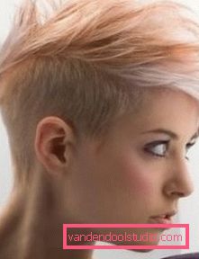 Haircut-frisyre for kort hår Mohawk Korte kvinnelige frisyrer - 8 mest populære hårklipp