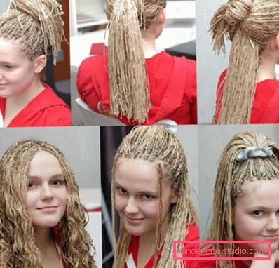 Zizi hår Pigtail zizi - hvordan å veve
