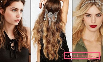 Vakker og fasjonabel haircut stige for langt hår