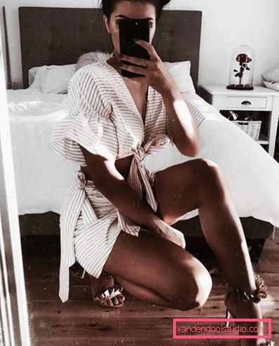 Attraktiv bue med shorts