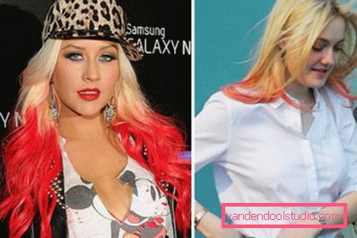Christina Aguilera og Dakota Fanning Christina Aguilera og Dakota Fanning