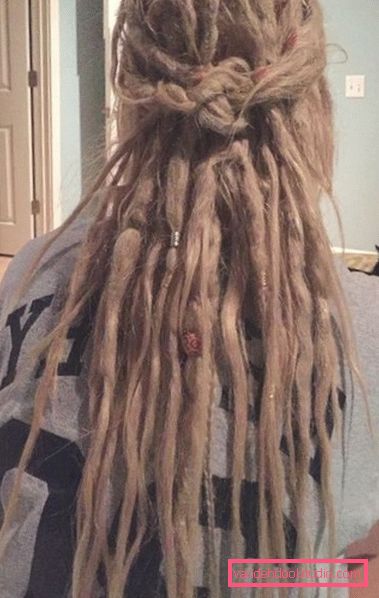 frisyr dreadlocks Kreativ frisyre med dreadlocks for kvinner og menn - hvordan å gjøre og bry seg