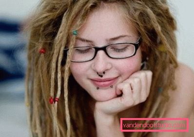 frisyr dreadlocks Kreativ frisyre med dreadlocks for kvinner og menn - hvordan å gjøre og bry seg