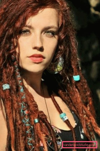 frisyr dreadlocks Kreativ frisyre med dreadlocks for kvinner og menn - hvordan å gjøre og bry seg