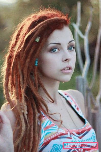 frisyr dreadlocks Kreativ frisyre med dreadlocks for kvinner og menn - hvordan å gjøre og bry seg