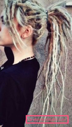 frisyr dreadlocks Kreativ frisyre med dreadlocks for kvinner og menn - hvordan å gjøre og bry seg