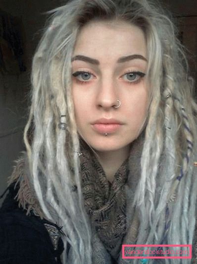 frisyr dreadlocks Kreativ frisyre med dreadlocks for kvinner og menn - hvordan å gjøre og bry seg