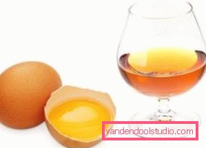 Hårmask med konjakk og egg De beste hårmaskene med konjakk
