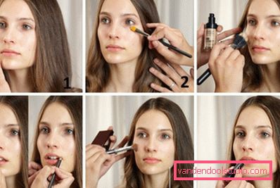 steg-for-steg teknikk for make-up nøgen steg-for-steg teknikk for make-up nøgen