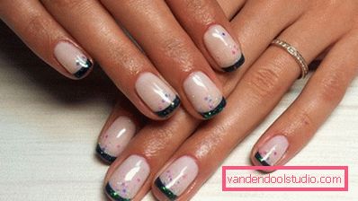 Stilig manikyr for korte negler