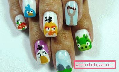 manicure swag med sint fugler manicure swag med sint fugler