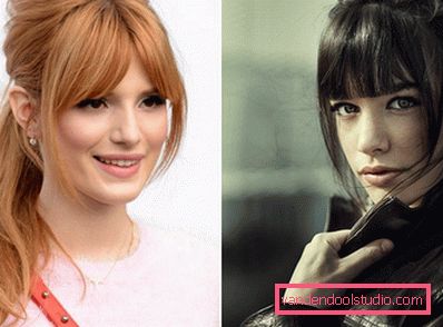 Originale hårklipp med bangs 2019-2020 år