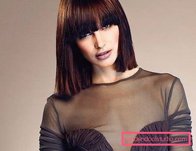 Originale hårklipp med bangs 2019-2020 år