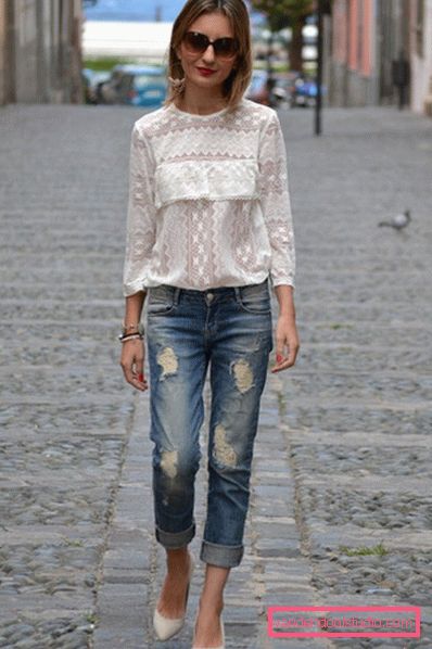 Trendy cropped jeans 2019-2020