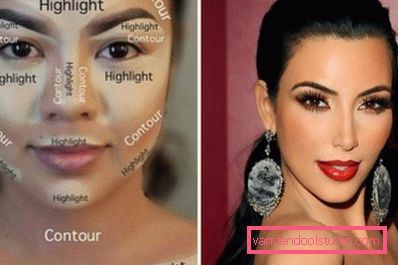 contouring lover Kim Kardashian contouring lover Kim Kardashian