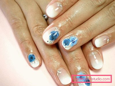 Herlig manikyr med rhinestones 2019-2020