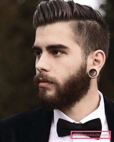 Menns haircut undercard og dets varianter