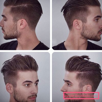Menns haircut undercard og dets varianter
