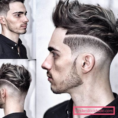 underkutt mannlig hårklipp Menns haircut undercard og dets varianter
